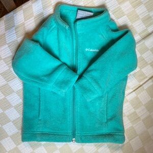 Columbia Aqua turquoise Fleece Jacket 6-12m